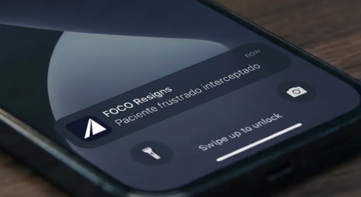 Notificación FOCO: Paciente frustrado interceptado